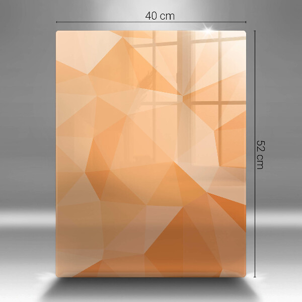 Protège plaque de cuisson Fond géométrique