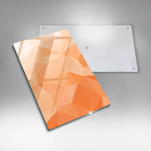 Protège plaque de cuisson Fond géométrique