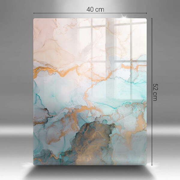 Protège plaque de cuisson Abstraction de marbre