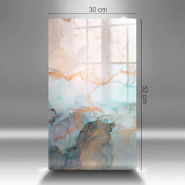 Protège plaque de cuisson Abstraction de marbre