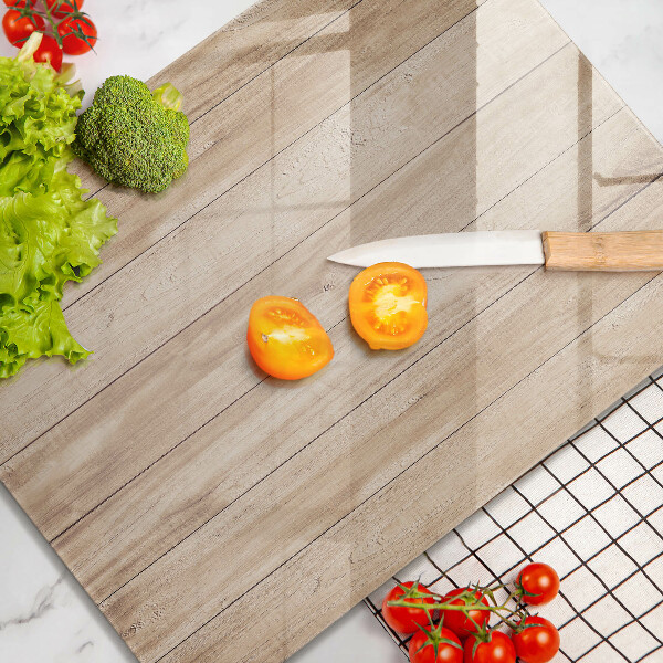 Protège plaque de cuisson Planches de bois