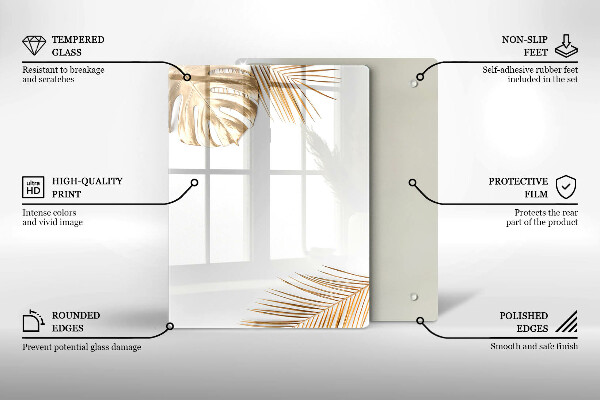 Protège plaque de cuisson feuilles d'or