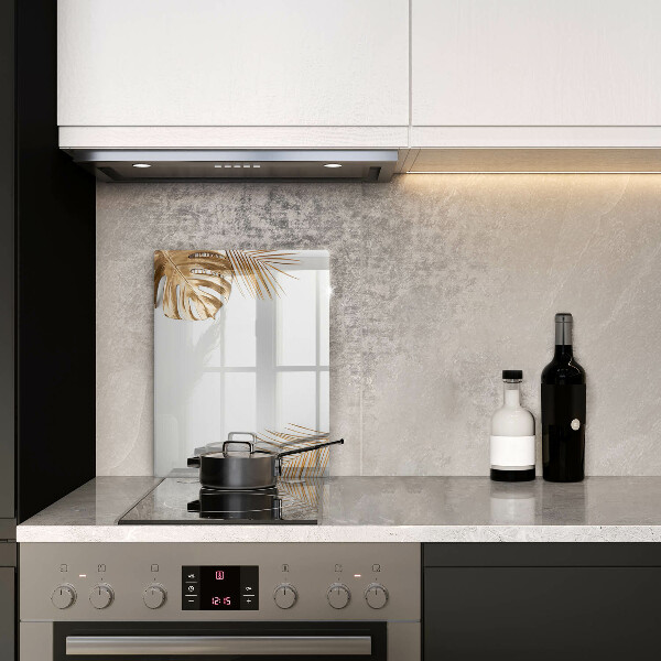 Protège plaque de cuisson feuilles d'or