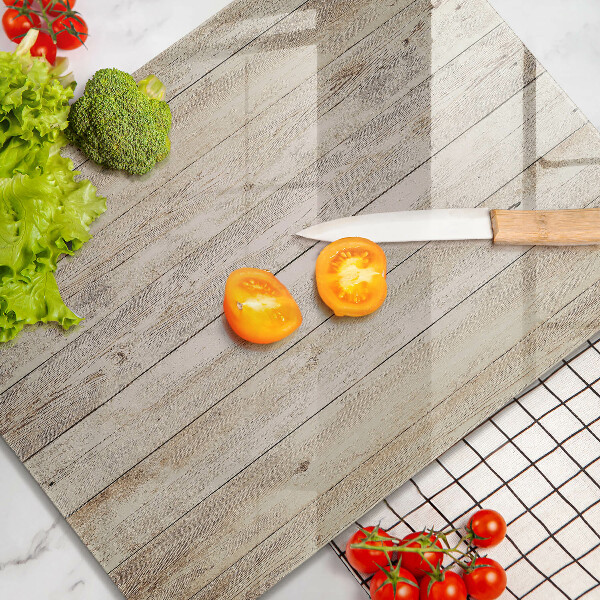 Protège plaque de cuisson Planches de bois