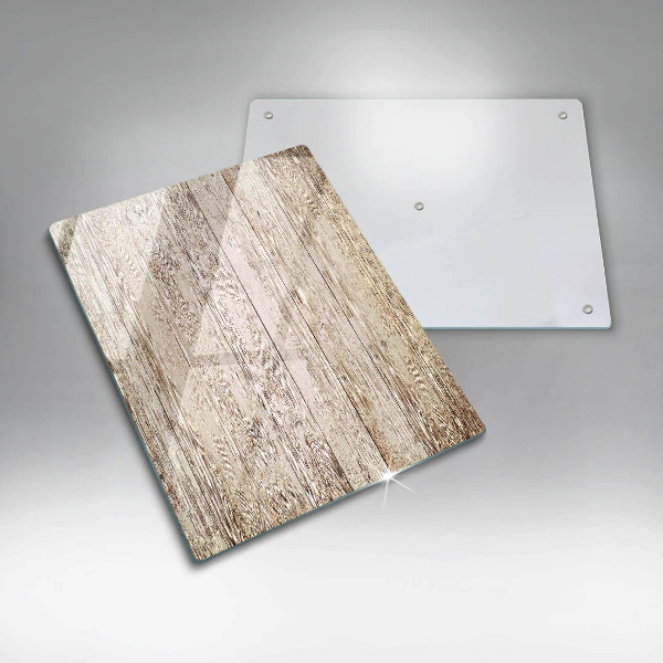 Protège plaque de cuisson Planches de bois