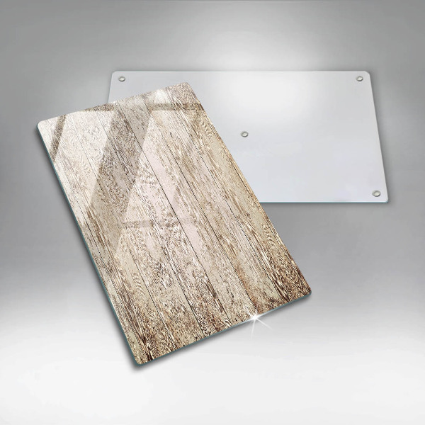 Protège plaque de cuisson Planches de bois