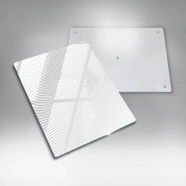 Protège plaque de cuisson Modèle de lignes modernes