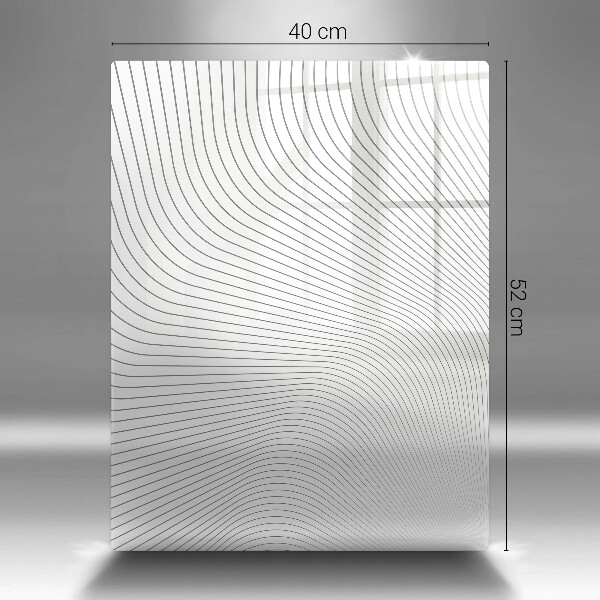 Protège plaque de cuisson Modèle de lignes modernes