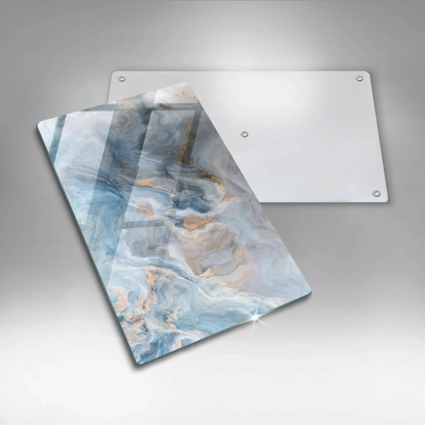 Protège plaque de cuisson Texture de marbre