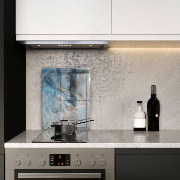 Protège plaque de cuisson Texture de marbre