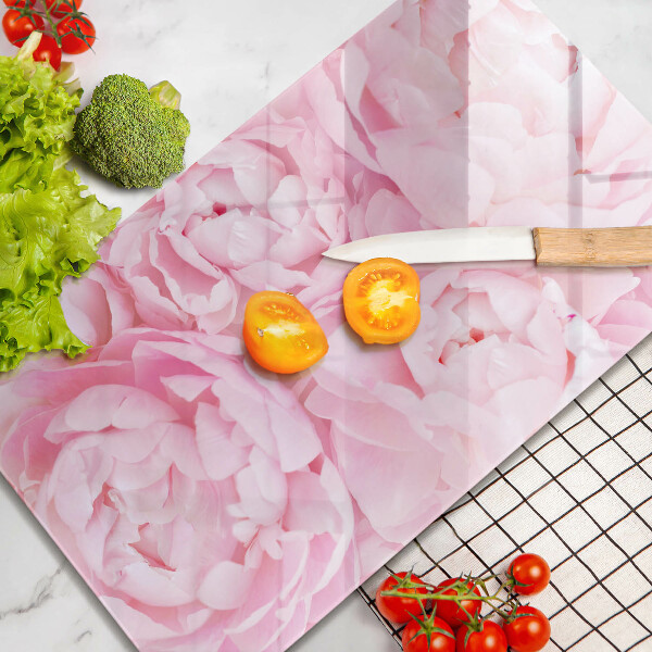 Protège plaque de cuisson Pivoines délicates