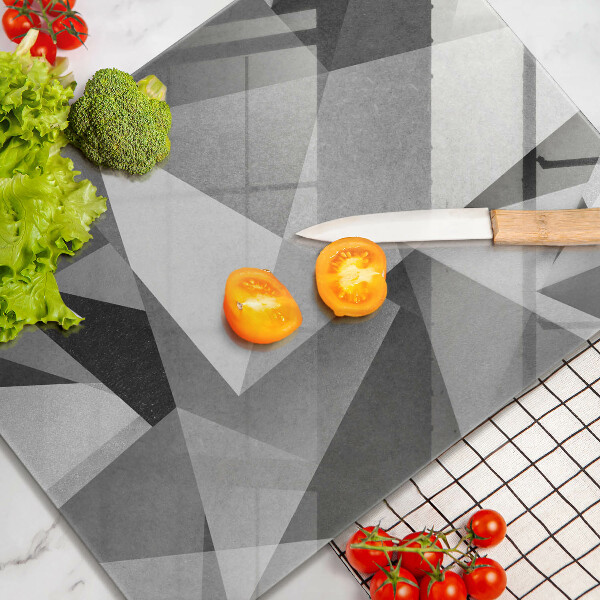 Protège plaque de cuisson Abstraction concrète et nette