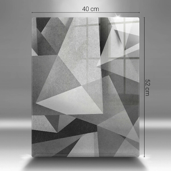 Protège plaque de cuisson Abstraction concrète et nette