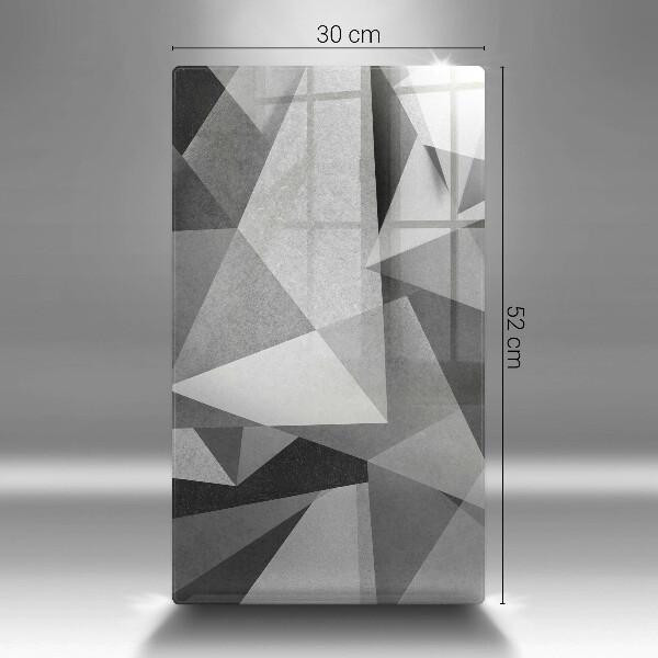 Protège plaque de cuisson Abstraction concrète et nette