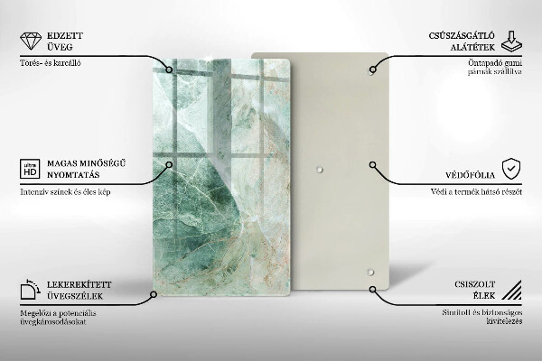 Protège plaque de cuisson Structure en pierre