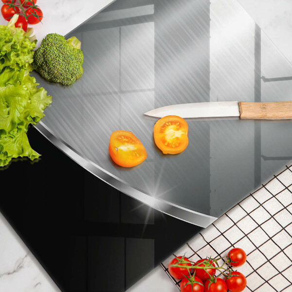 Protège plaque de cuisson Abstraction avec du métal