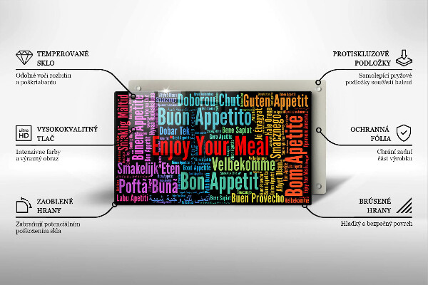 Protection plaque induction Sous-titres Bon appétit langues