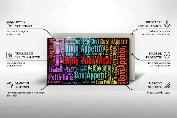Protection plaque induction Sous-titres Bon appétit langues