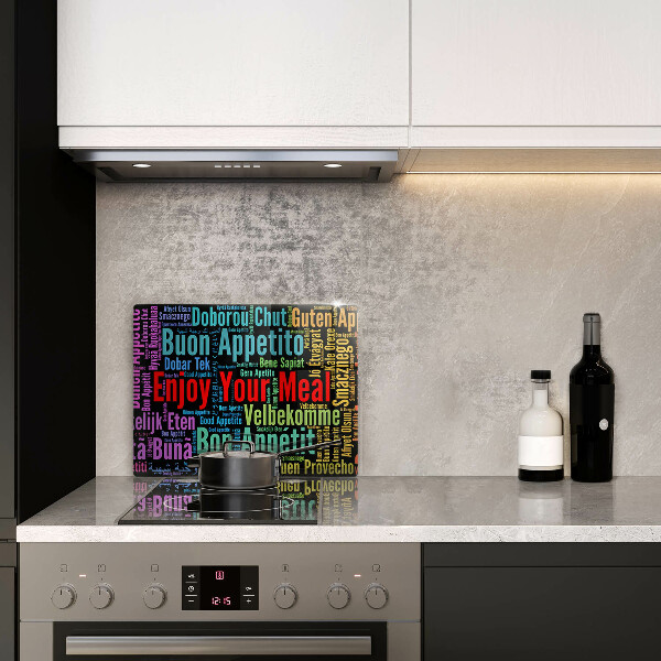 Protection plaque induction Sous-titres Bon appétit langues