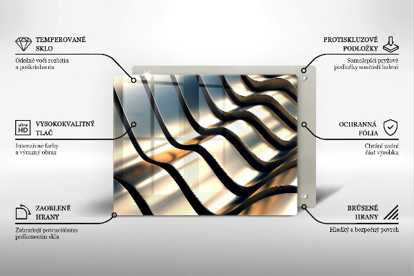 Protection plaque induction Formes métalliques 3D