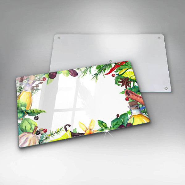 Protection plaque induction Nourriture peinte