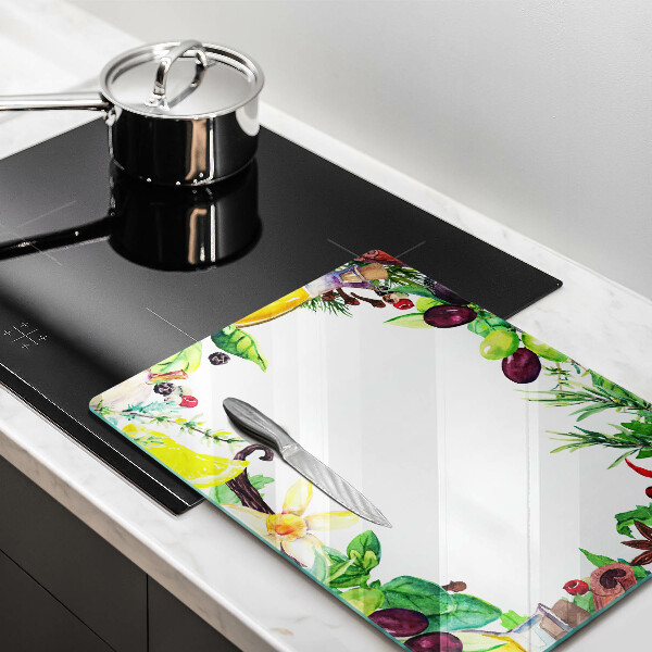 Protection plaque induction Nourriture peinte