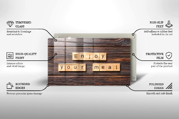 Protection plaque induction Enjoy your meal