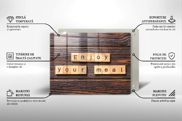 Protection plaque induction Enjoy your meal