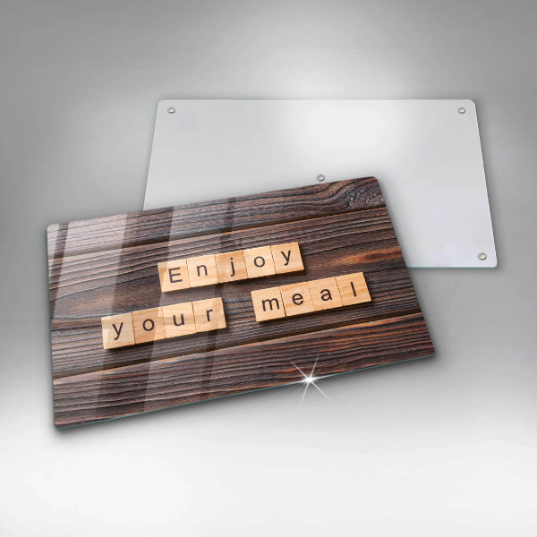 Protection plaque induction Enjoy your meal