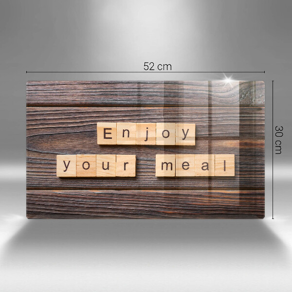 Protection plaque induction Enjoy your meal