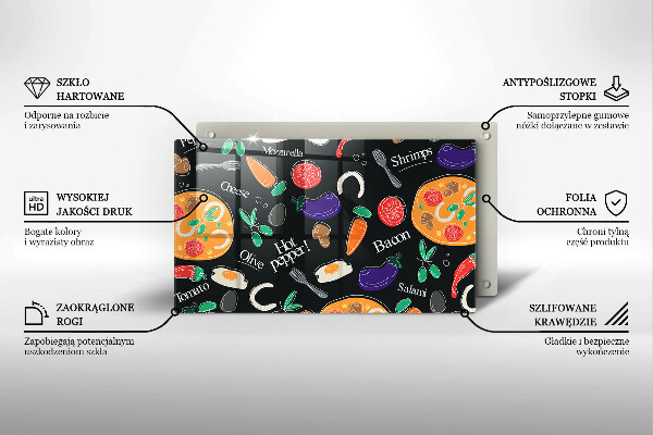 Protection plaque induction Illustration de la nourriture