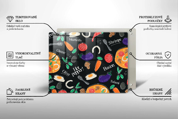 Protection plaque induction Illustration de la nourriture