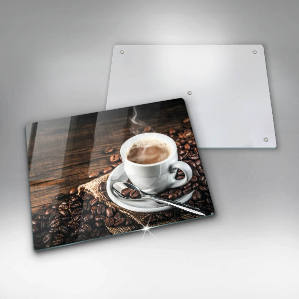 Protection plaque induction Tasse et grains de café