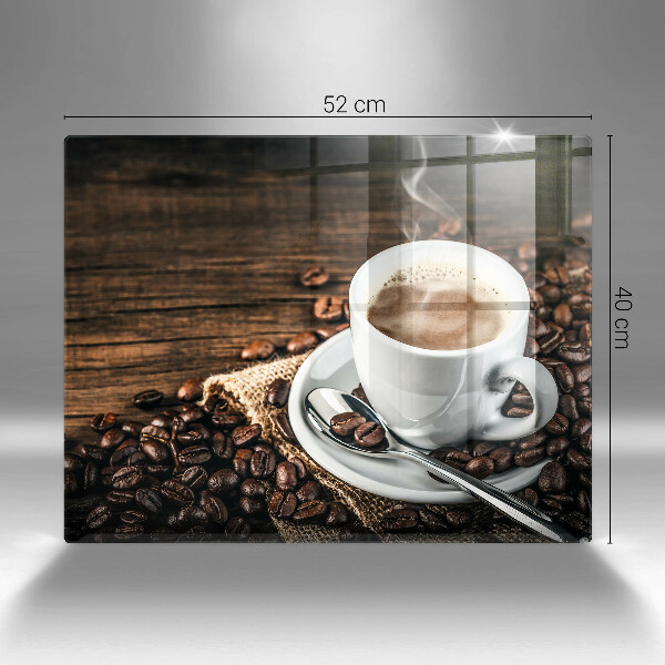 Protection plaque induction Tasse et grains de café