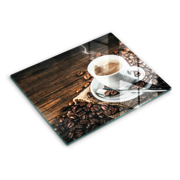 Protection plaque induction Tasse et grains de café