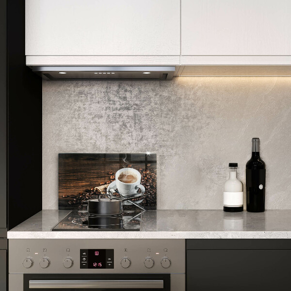 Protection plaque induction Tasse et grains de café