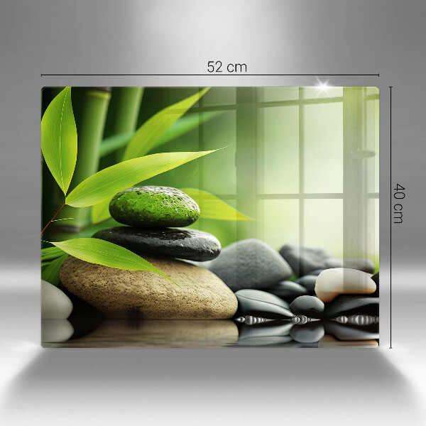 Protection plaque induction Pierres de bambou zen