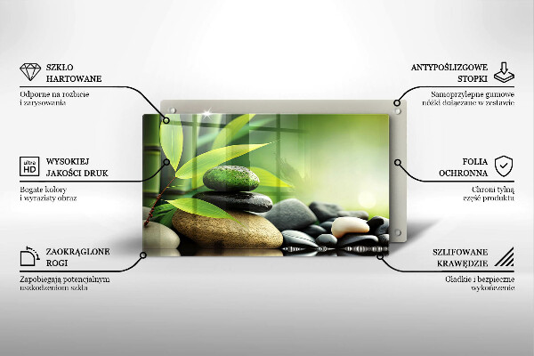 Protection plaque induction Pierres de bambou zen