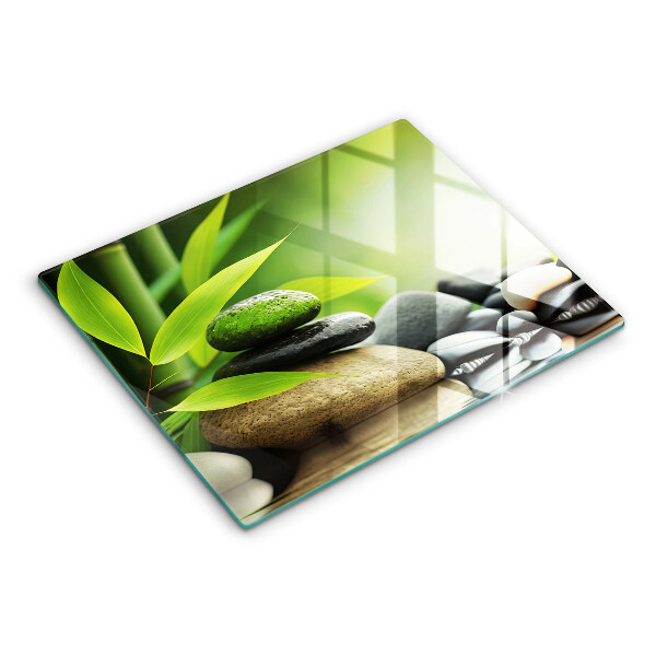 Protection plaque induction Pierres de bambou zen