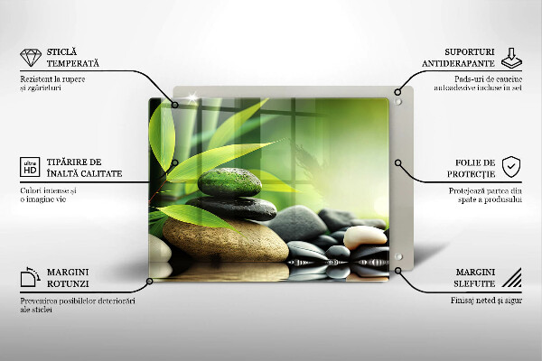 Protection plaque induction Pierres de bambou zen