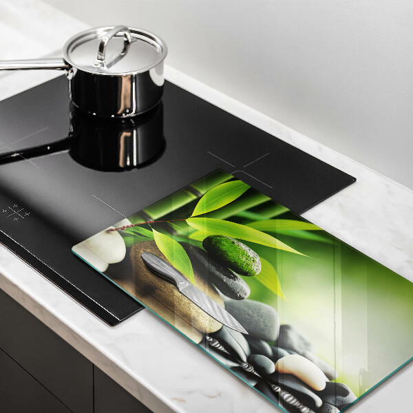 Protection plaque induction Pierres de bambou zen