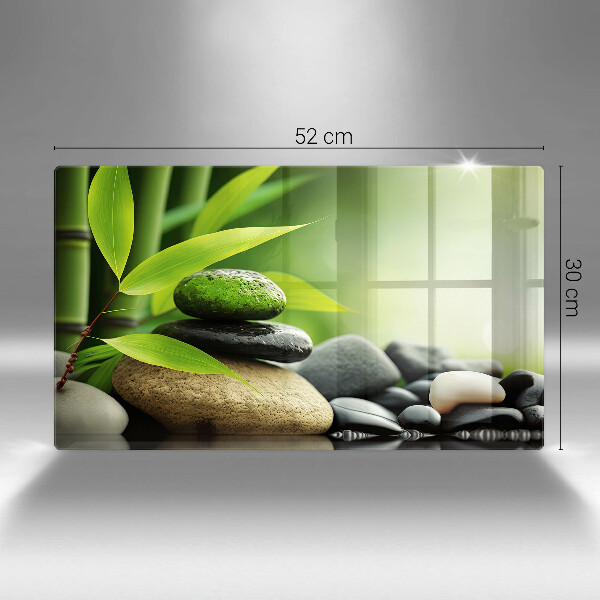 Protection plaque induction Pierres de bambou zen