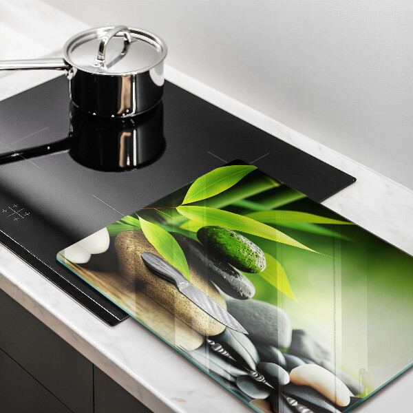 Protection plaque induction Pierres de bambou zen