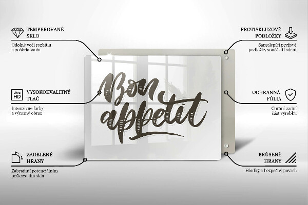 Protection plaque induction Inscripción de Bon Appetit