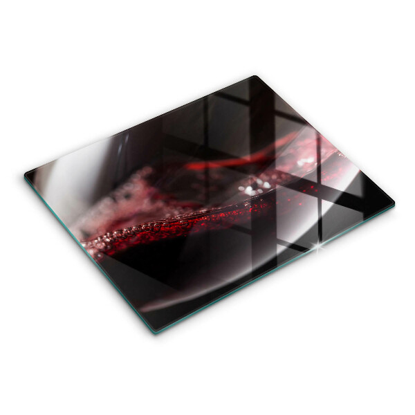 Protection plaque induction Vin rouge dans un verre