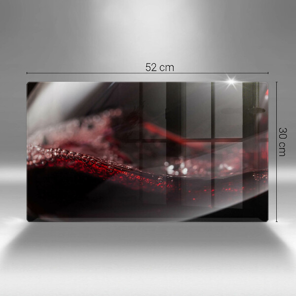 Protection plaque induction Vin rouge dans un verre