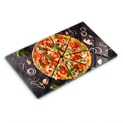 Protection plaque induction Pizza aux champignons