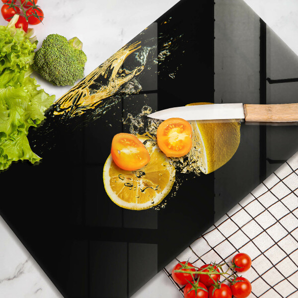 Protection plaque induction Fruits de citron juteux