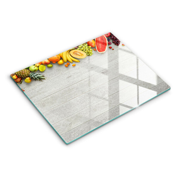 Protection plaque induction Fruits sur planches