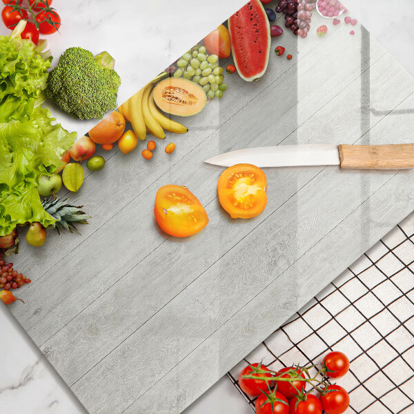 Protection plaque induction Fruits sur planches